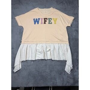 Oli & Hali Oversized "Wifey" Crewneck‎ Dress